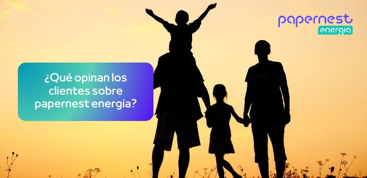Valoración de los clientes sobre papernest energía y sus servicios